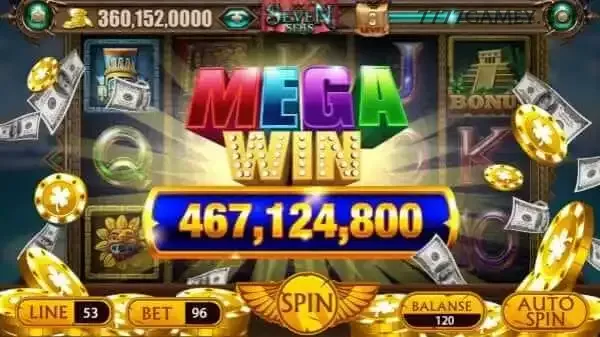 Aplicativo móvel 7777game para iOS e Android